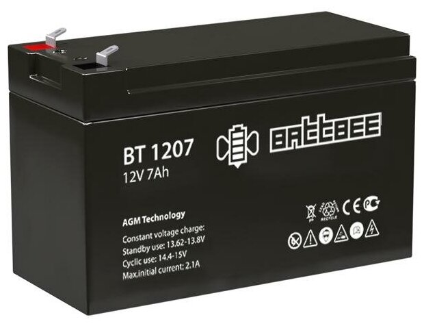 Аккумуляторная батарея BATTBEE BT 1207