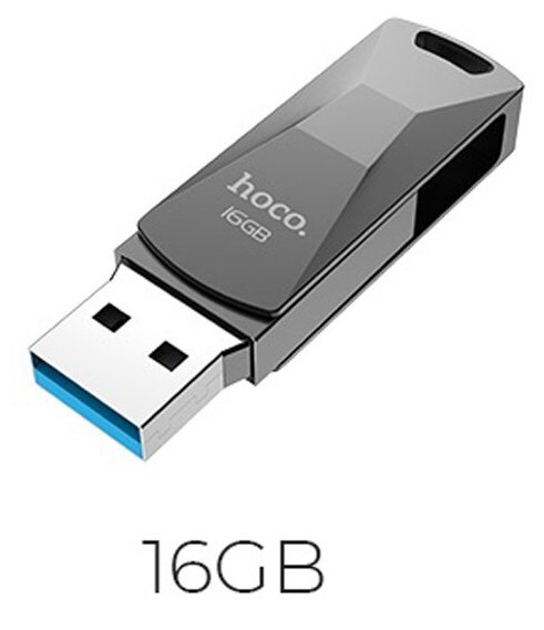 USB Flash Drive 16GB (UD5) Cкорость записи 15-80MB/S, Cкорость чтения 20-90MB/S