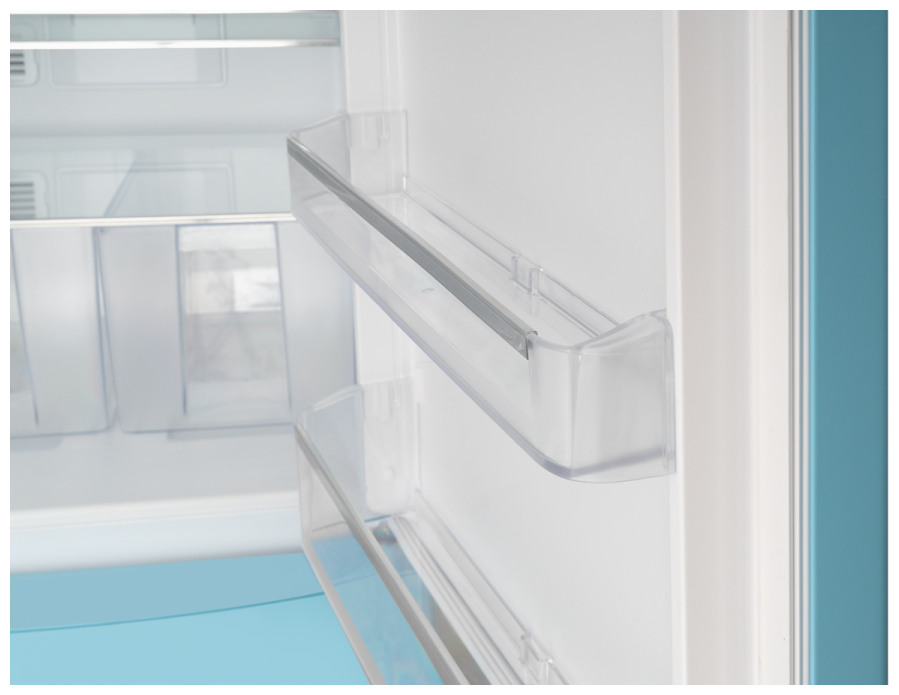 Двухкамерный холодильник Schaub Lorenz SLUS 335 U2 небесно-голубой - фотография № 9