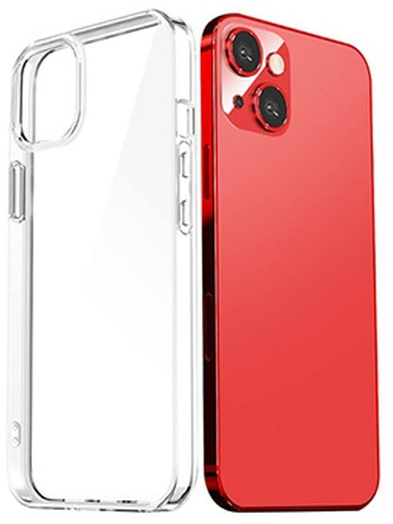 Чехол-крышка Deppa для Apple iPhone 13 mini, силикон, прозрачный - фото №1