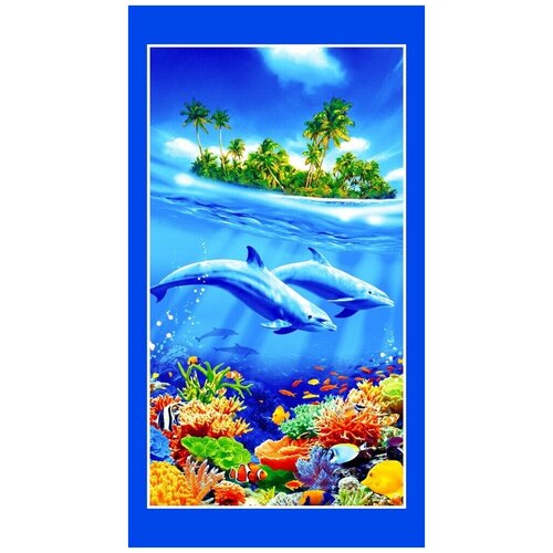 Полотенце пляжное вафельное 