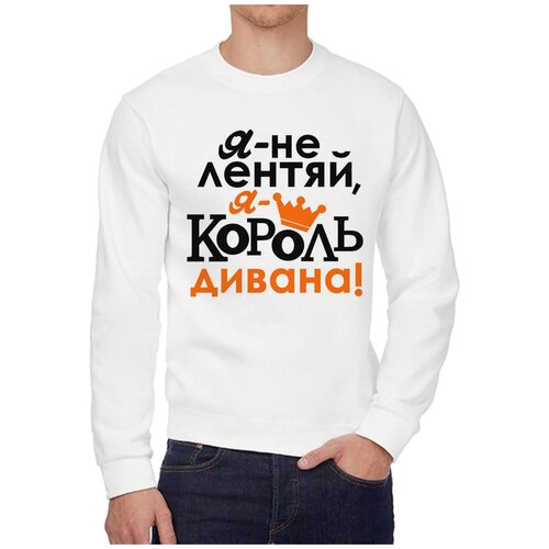 Свитшот CoolPodarok Я не лентяй я король дивана