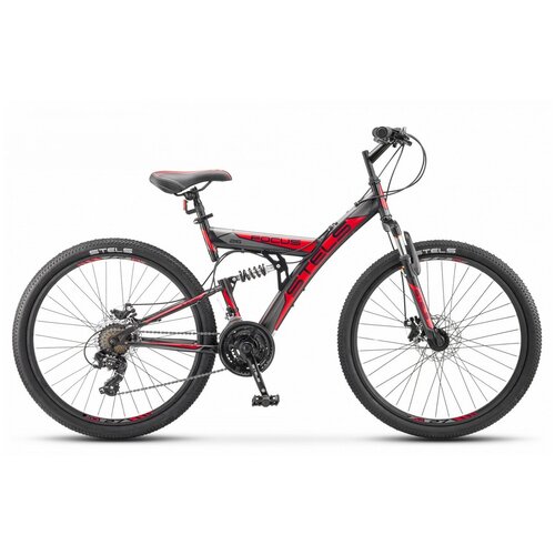 фото Горный (mtb) велосипед stels focus md 21-sp 26 v010 (2019) 18 черный/красный (требует финальной сборки)