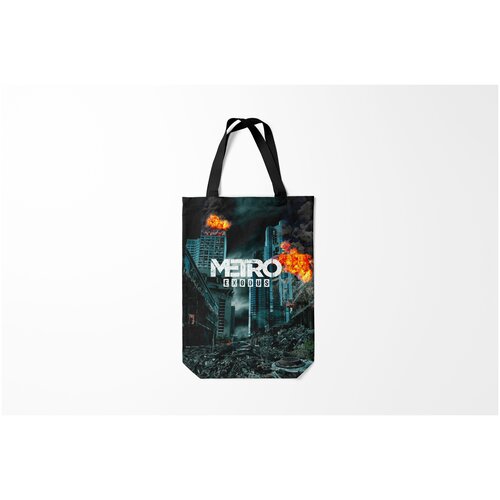 фото Сумка-шоппер / 31х42 см / геймерам / metro exodus burnettie