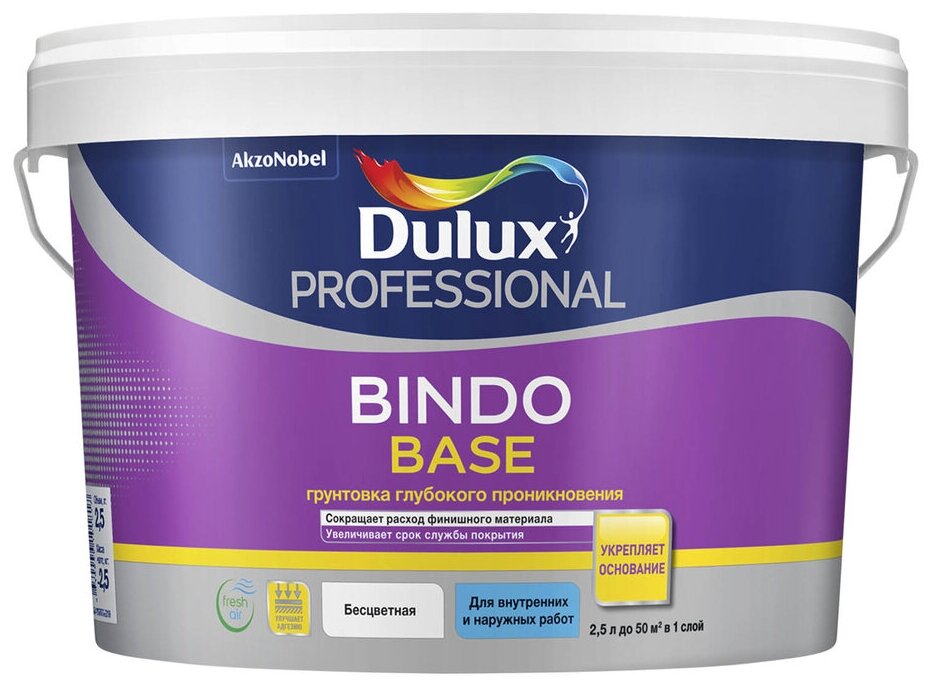 фото Грунт Dulux Bindo Base концентрат 2,5 л