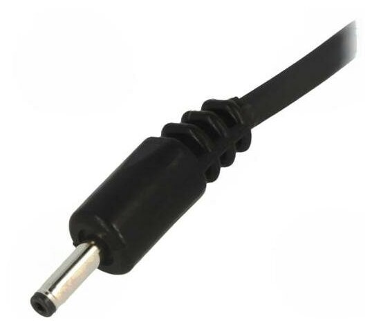 Кабель BQ CABLE DC.CAB.0610.0150, Кабель, провода,вилка DC 1,3/3,5, прямой, 1мм2, черный, 1,5м, 1шт