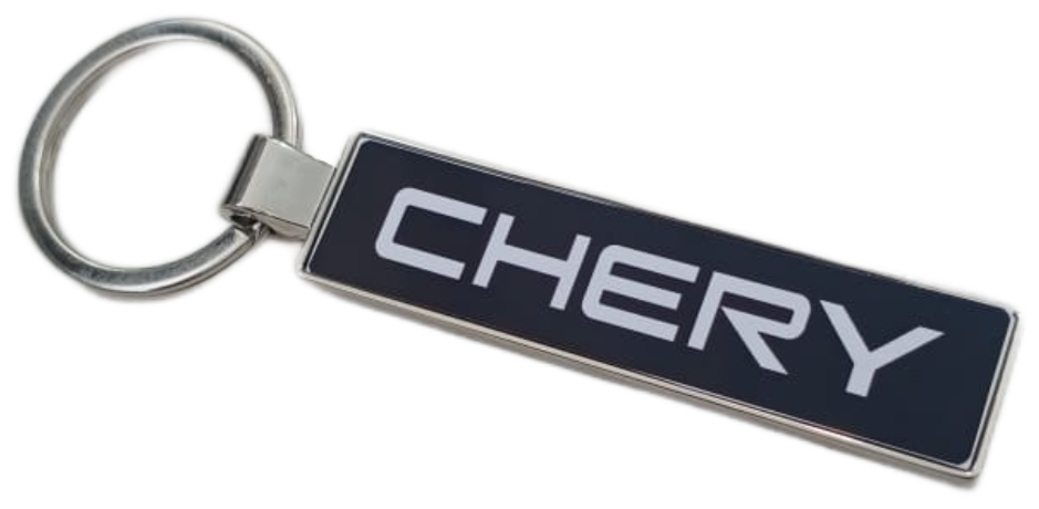 Брелок автомобильный Chery (Чери) металлический /брелок для авто/брелок для ключей