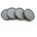 Колпачки, заглушки на литые диски Techline, Ijitsu, Vossen 60/56/10 мм универсальные серые, комплект 4 шт.