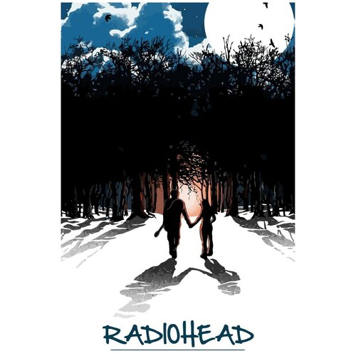 Картина по номерам на холсте Radiohead - 295 40X60