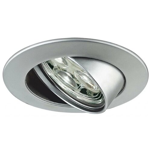 Светильник встраиваемый Paulmann Premium Line 3Вт 220Лм 6500К IP23 LED 230/12В Хром матовый Поворотный Набор 3штуки Трансформатор 10Va 98729