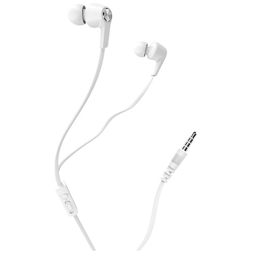 Проводные наушники BOROFONE BM37 Noble Jack 35mm 12 м белый контроллер с микрофоном 493₽