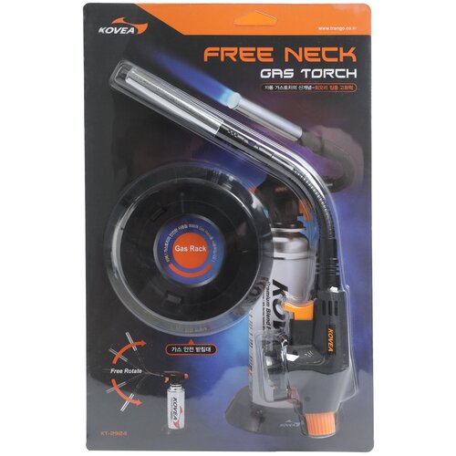 Резак газовый Kovea «Free Neck Gas Torch» KT-2924 резак газовый kovea free neck gas torch kt 2924 с соплом на гибкой основе с подставкой под баллон