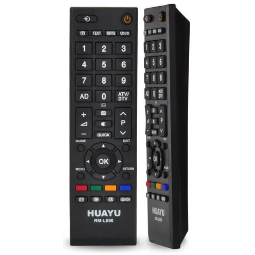 Пульт ДУ Huayu RM-L890 для Toshiba CT-90326, CT-90329, черный