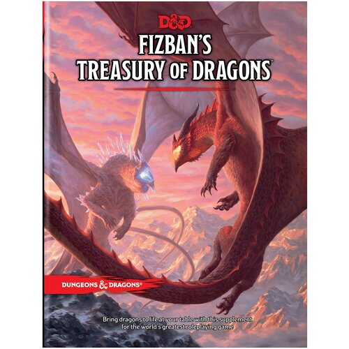 Книга приключений Dungeons and Drahons: Fizban's Treasury of Dragons на английском языке