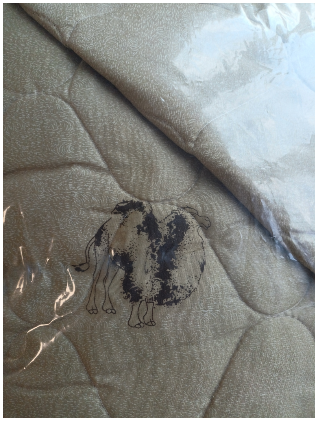 Одеяло из верблюжьей шерсти лето, осень, весна стеганое 100 гр.м2 - фотография № 12
