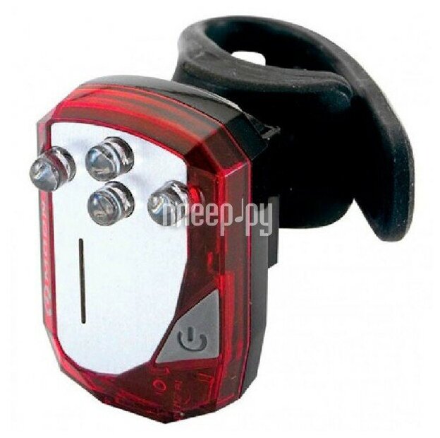 Фонарь задний Moon GEM 3.0 4 диодный, 4 режима, USB, клипса