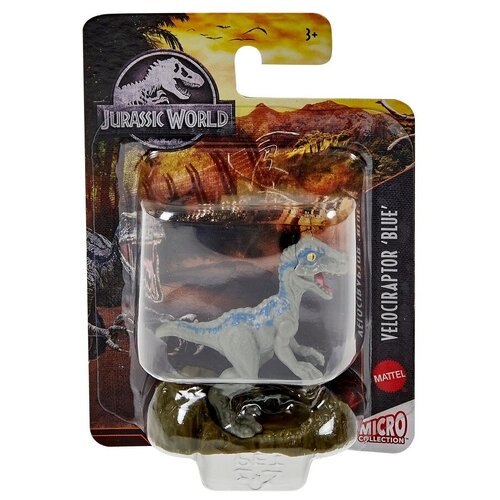 Фигурка Mattel Jurassic World Micro GXB08, 4 см набор мир юрского периода набор посуды велоцираптор блю фигурка atrociraptor ghost