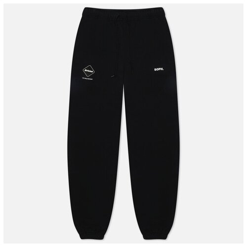 фото Брюки f.c.real bristol, повседневные, свободный силуэт, размер xl, черный