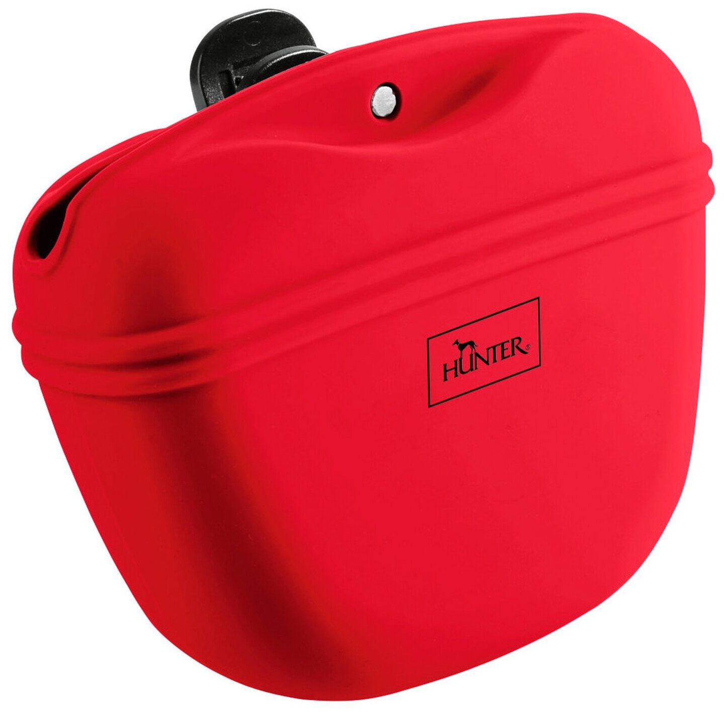 Hunter силиконовая сумочка для лакомств Lugo, с магнитным замком, цвет красный - фотография № 1