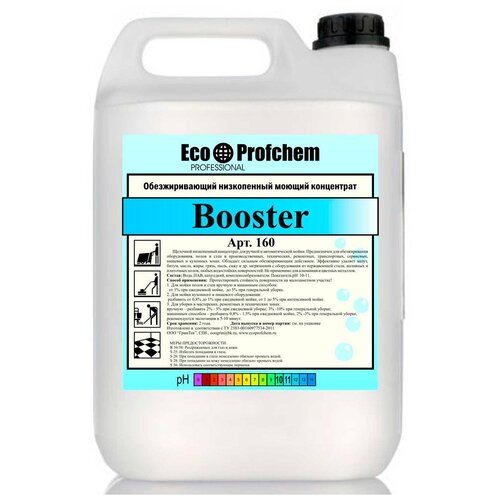 Ecoprofchem Обезжиривающий низкопенный моющий концентрат Booster, 5 л