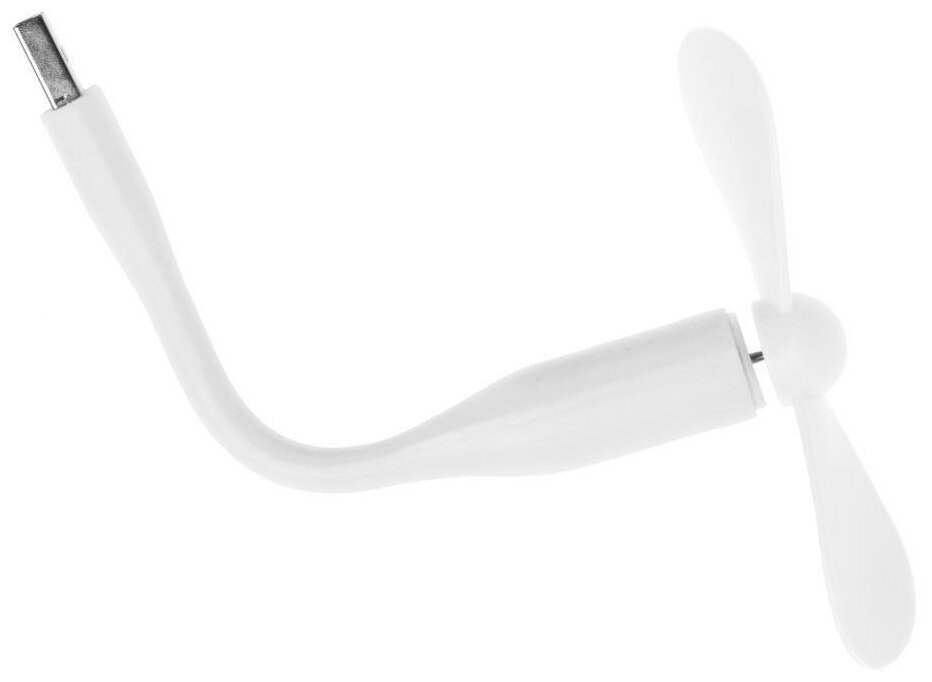 Гибкий USB вентилятор GSMIN Fruit Белый