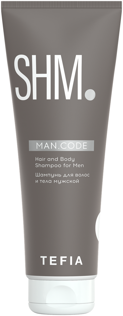 Tefia Шампунь для волос и тела SHM Man Code мужской, 285 мл
