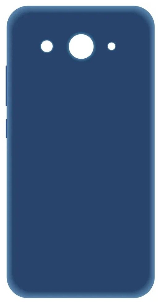 Чехол-крышка LuxCase для Honor 7A, полиуретан, синий - фото №1
