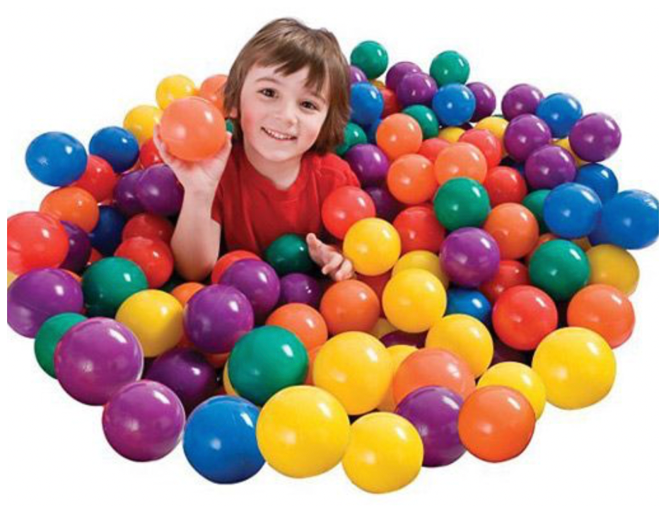 Шарики для бассейна пластмассовые шарики шарики для бассейна 65см шарики для бассейна в сумке 100шт 6 различных цветов