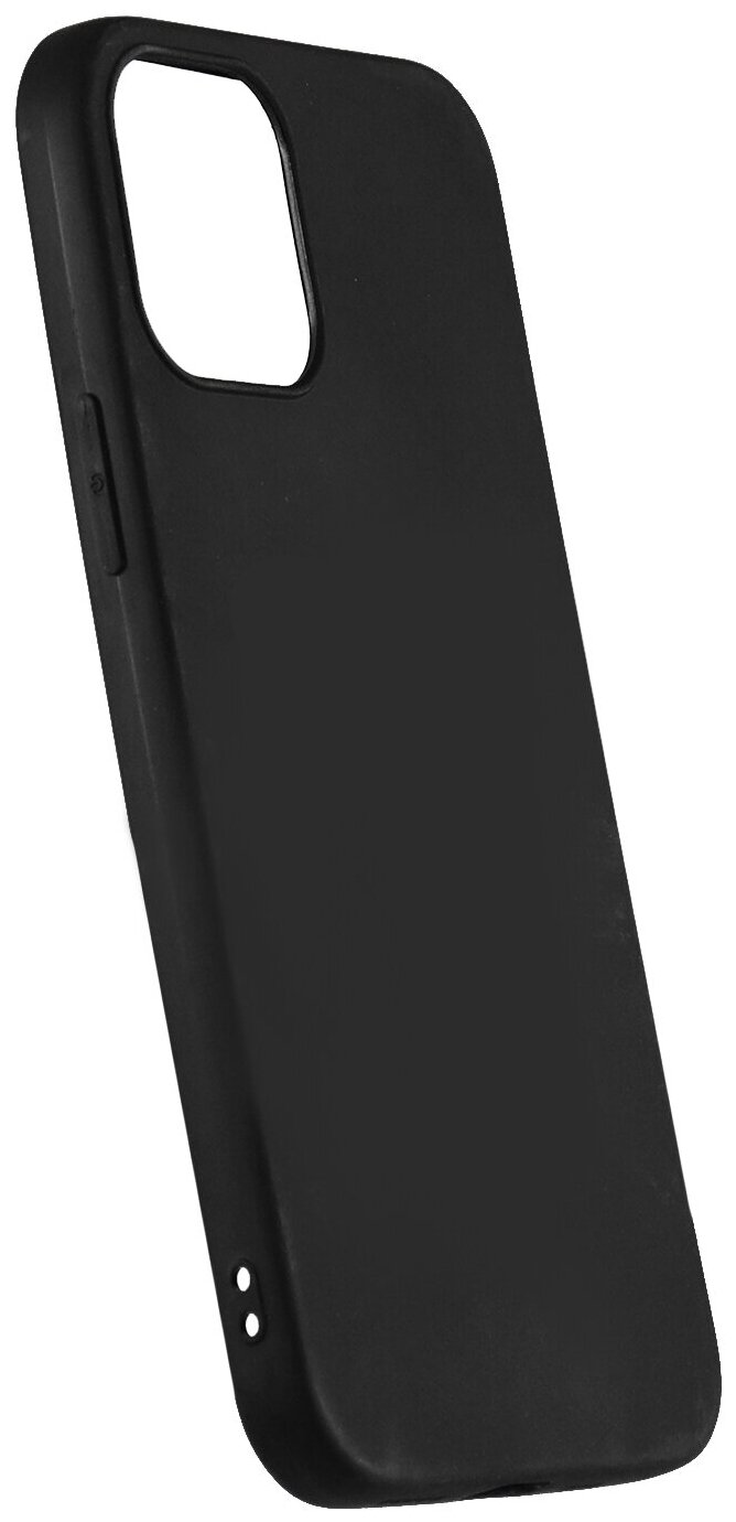 Чехол защитный TPU LuxCase для Apple iPhone 12 mini, Чёрный, 1,1 мм - фото №3