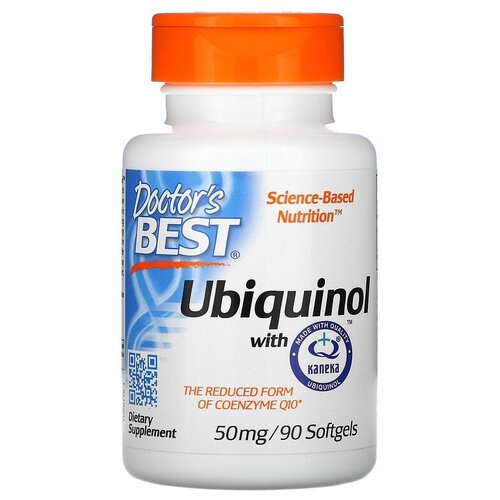 Капсулы Doctor's Best Ubiquinol with QH Kaneka 50 мг, 110 г, 50 мг, 90 шт.