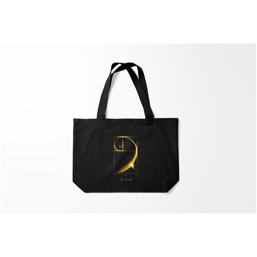 фото Сумка-шоппер / 46х35 см / студенческие / принты золотое сечение burnettie