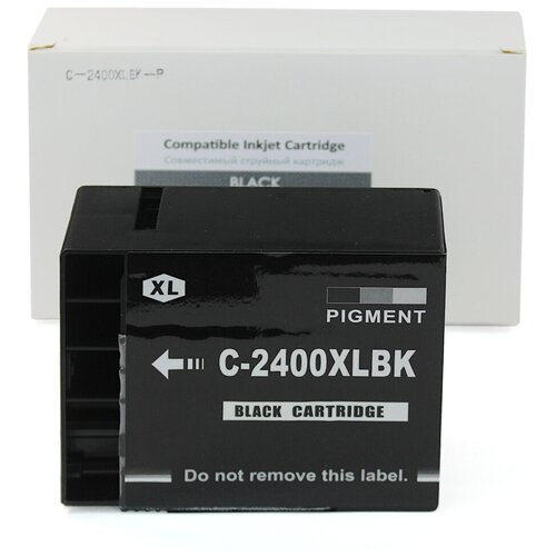 Картридж BPI-PGI2400XLBK Black для Canon MAXIFY iB4040, iB4140, MB5040, MB5140, MB5340, MB5440, (совместимый PGI-2400XLBK), пигментный черный