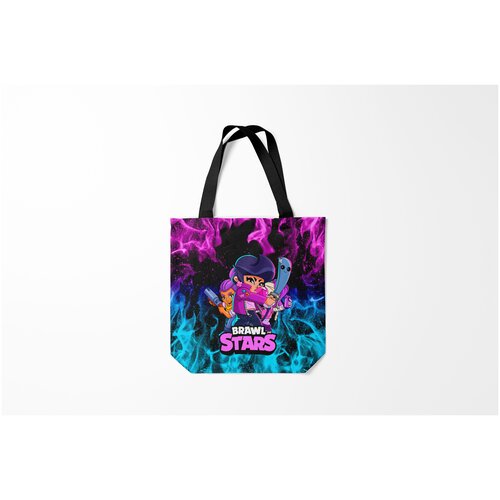 фото Сумка-шоппер / 40х40 см / геймерам / brawl stars bibi burnettie