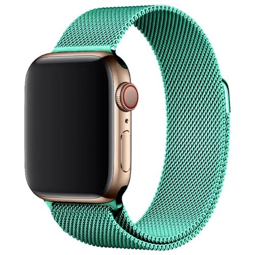 Ремешок для Apple Watch 42/44/45 мм миланская петля бирюзовый