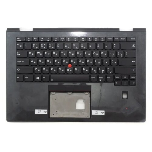 Клавиатура для ноутбука Lenovo 01LX926 черная с черным топкейсом 12930₽