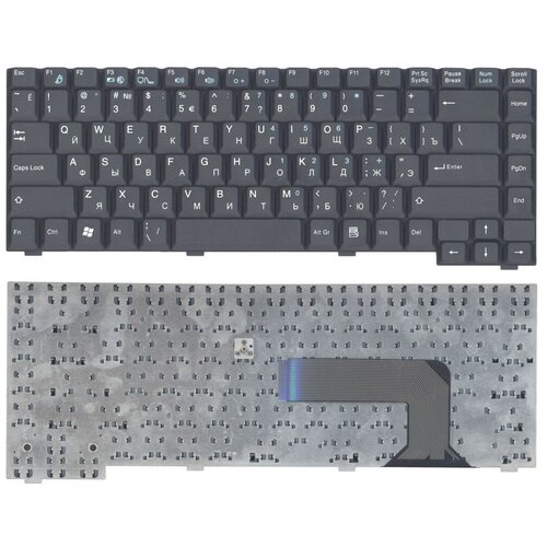 Клавиатура для ноутбука Fujitsu-Siemens Amilo PA1510 черная 3188₽