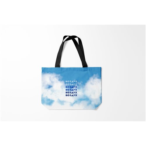 фото Сумка-шоппер / 46х35 см / популярные иллюстрации / природа воздух burnettie