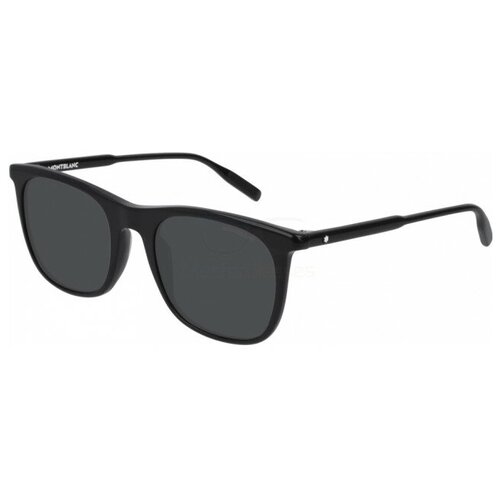 Солнцезащитные очки Montblanc, серый, черный