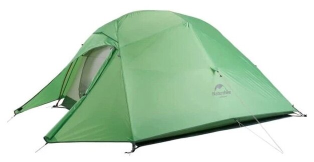 Палатка Naturehike Cloud Up 3 с ковриком Green NH18T030-T-TBGR