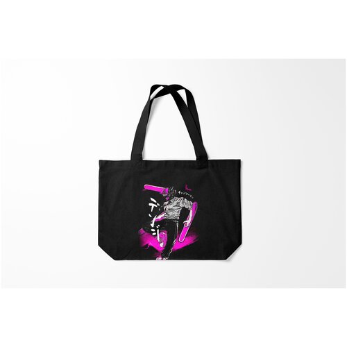 фото Сумка-шоппер / 46х35 см / аниме / человек бензопила chainsaw man дэнджи burnettie