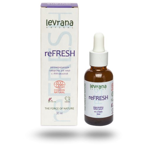 Levrana регенерирующая сыворотка для лица reFresh, 30 мл