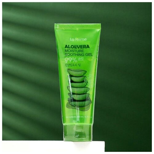 Гель с алоэ вера FarmStay La Ferme Aloe Vera Moisture Soothing Gel увлажняющий и смягчающий, 200 мл./В упаковке шт: 1