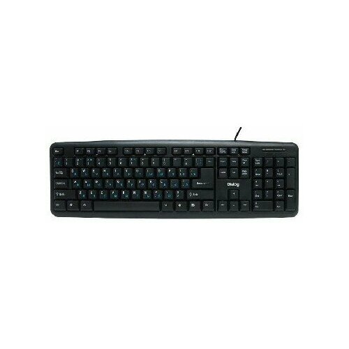 Клавиатура стандарт DIALOG KS-020U (USB) черный клавиатура dialog ks 020u black orange usb