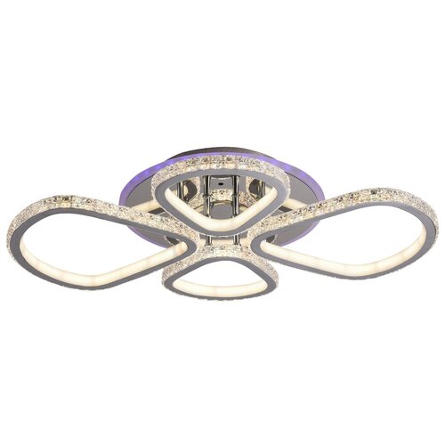 Светодиодная люстра 8038/2+2 CHR 184W+8W RGB Profit Light