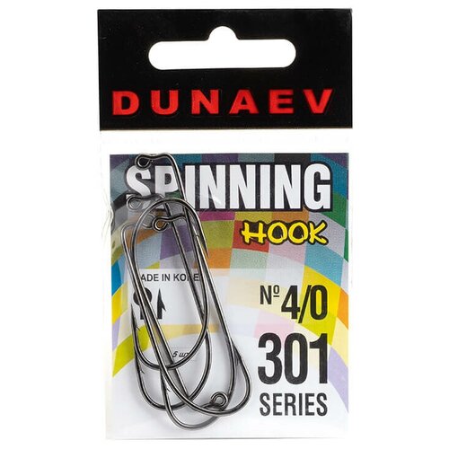 крючок dunaev spinner bait 604 5 0 упак 5 шт Крючок Dunaev Jig 301 # 4/0 (упак. 5 шт)