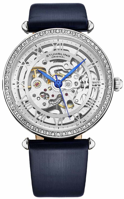 Наручные часы STUHRLING Legacy, синий, серебряный