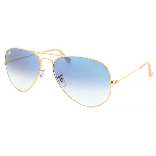 Солнцезащитные очки Ray-Ban, голубой солнцезащитные очки ray ban 3025 9192 62 aviator large team wang