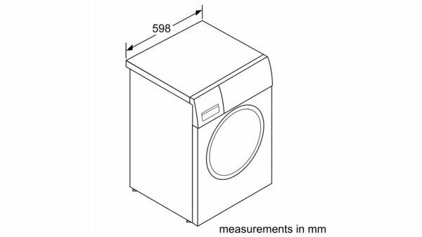 Отдельностоящая стиральная машина с сушкой SIEMENS WN44A2XSGC iQ300, 848x598x590 9/6кг 1400об/мин 75дБ AquaStop AntiVibration AquaSensor FoamDetection - фотография № 8