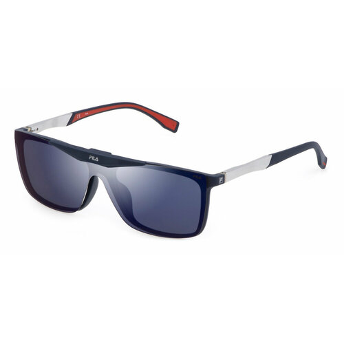 Солнцезащитные очки Fila SFI200 6QSP, прямоугольные, для мужчин, черный