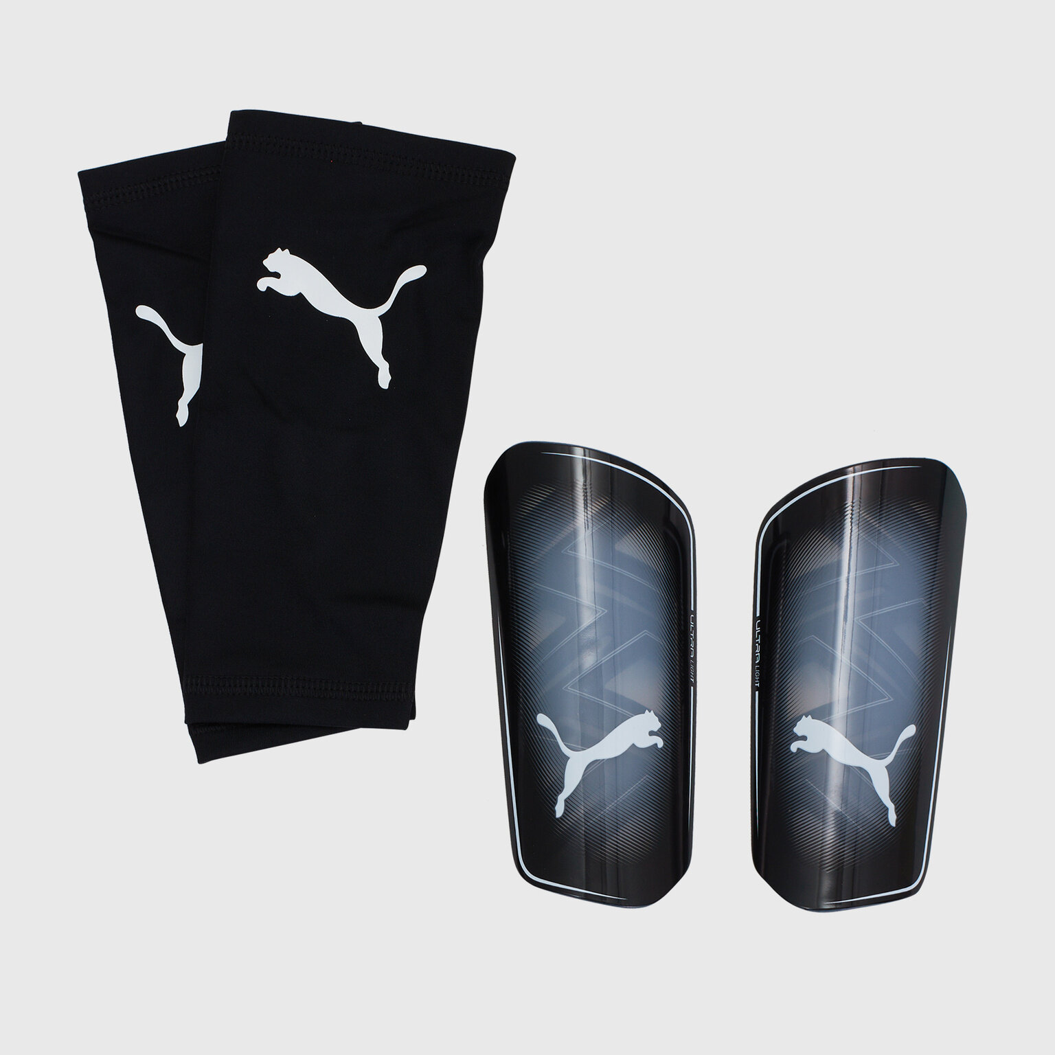 Щитки футбольные Puma Ultra Light Sleeve 03083203, размер XXS, Серый